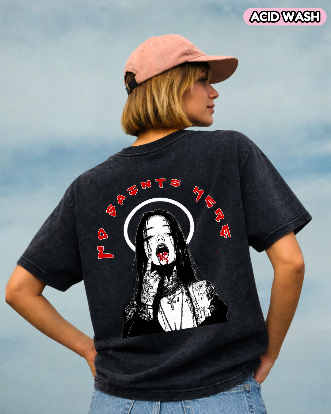 No Saints Here T-shirt!