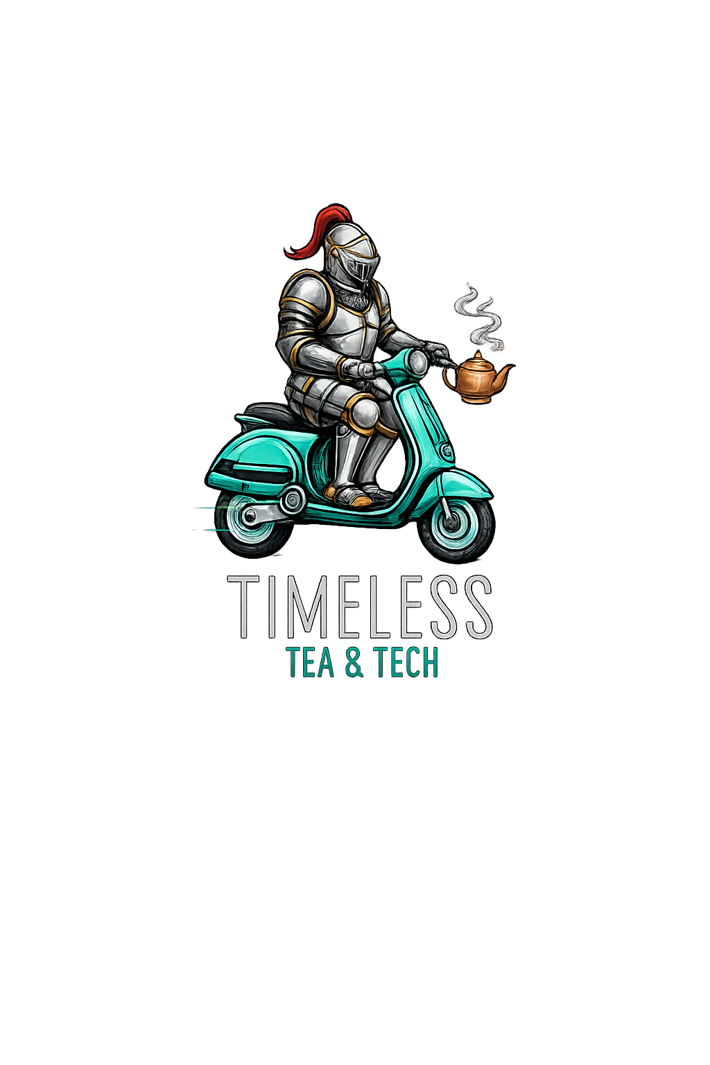 Tea & Tech Oversized T-shirt - Image 2