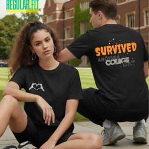 Survived Another College Day: Regular Fit