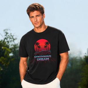 'Synthwave Dream' Oversized T-shirt!