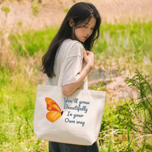 'Grow Beautiful' Tote Bag